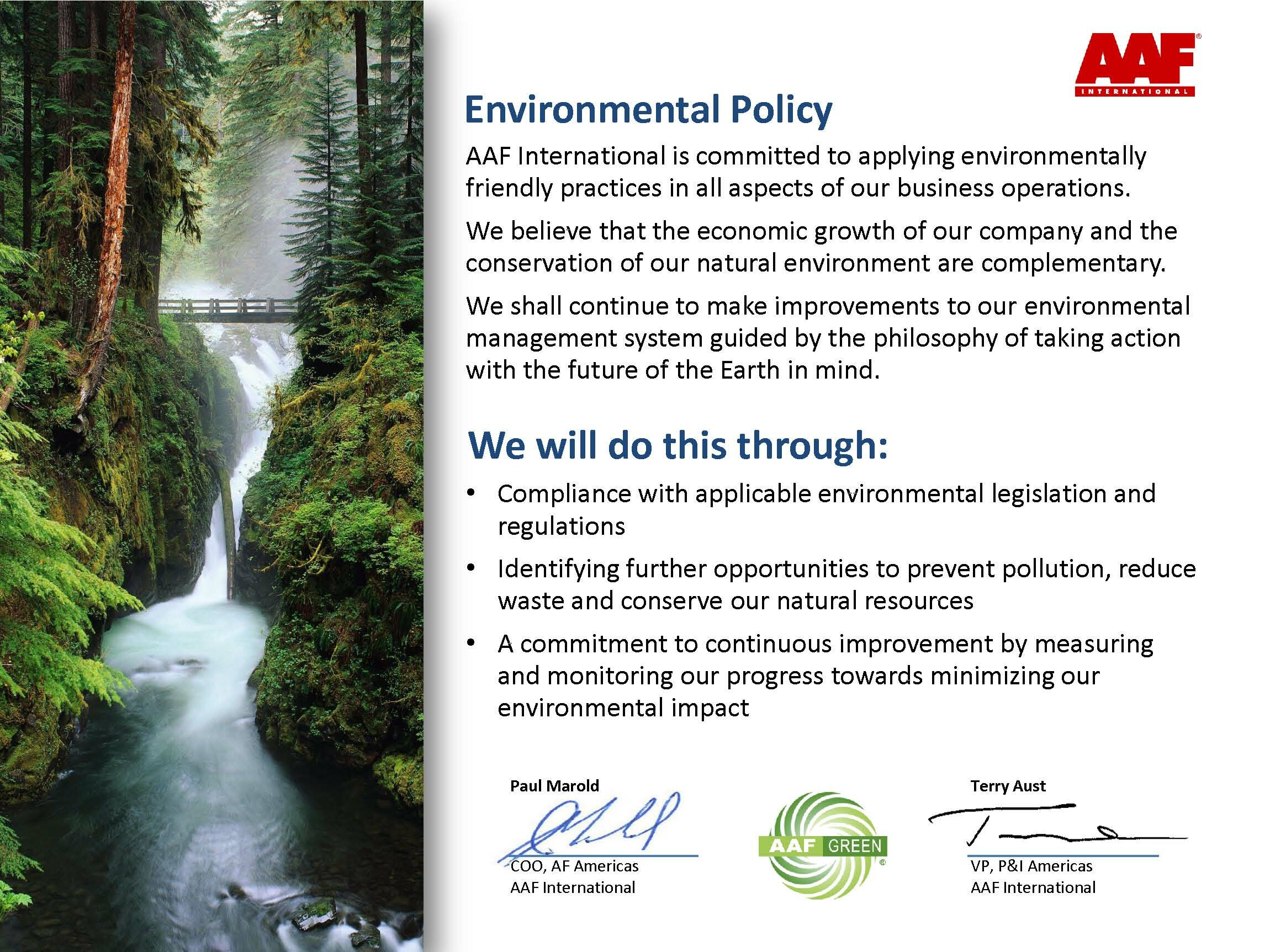 Enviro Policy